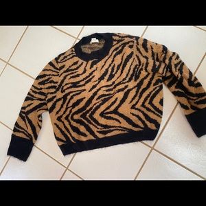 Tiger Print Sweater